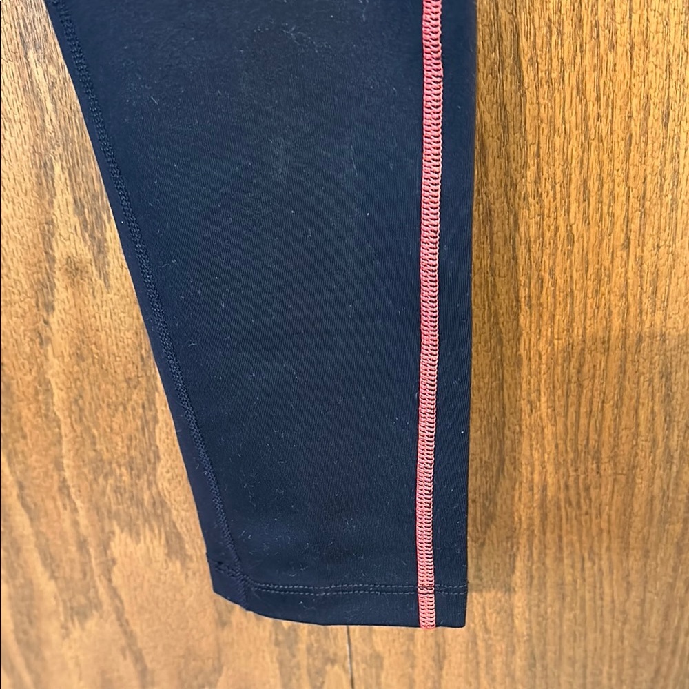 Lauren Ralph Lauren Active Women’s Black and Orange Leggings size medium. - Picture 5 of 12